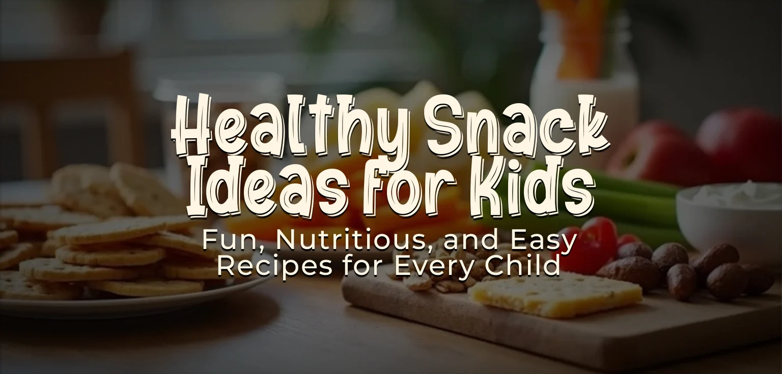 Healthy Snack Ideas for Kids: Fun, Nutritious, and Easy Recipes for Every Child